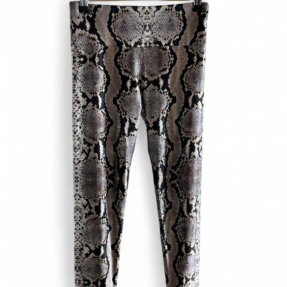 Goldsheep Clothing | Snakeskin Print | High-Waisted Leggings | Size S
